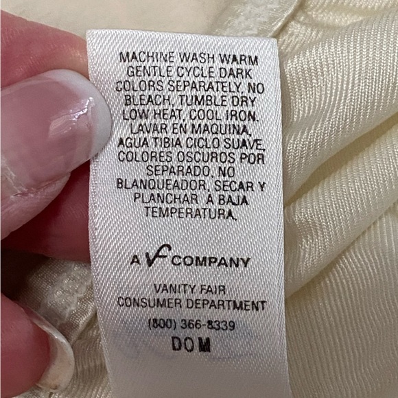 VANITY FAIR / Cream 30" Slip Size L - Picture 4 of 8